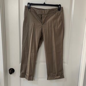 GAP Women's Cropped Tan Pants